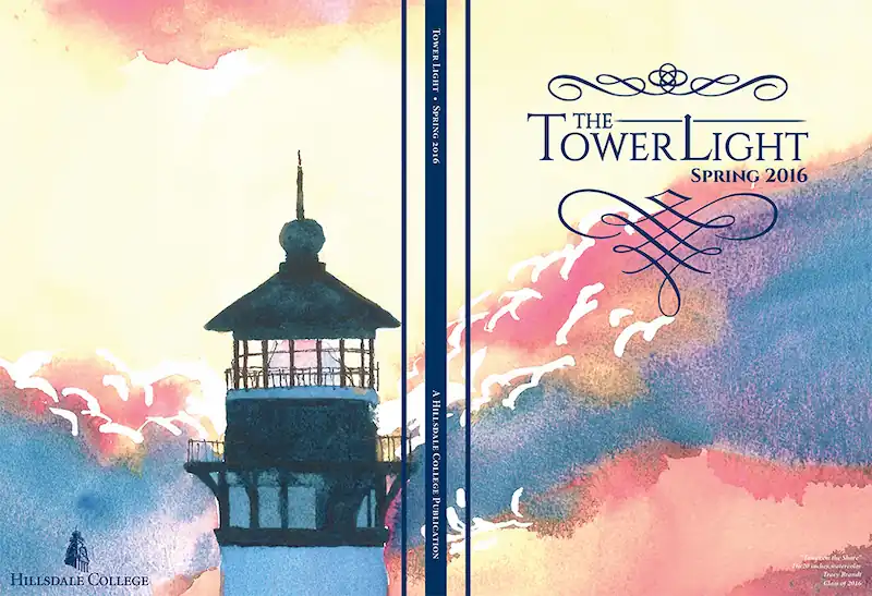 The cover of The Tower Light poetry and prose print publication